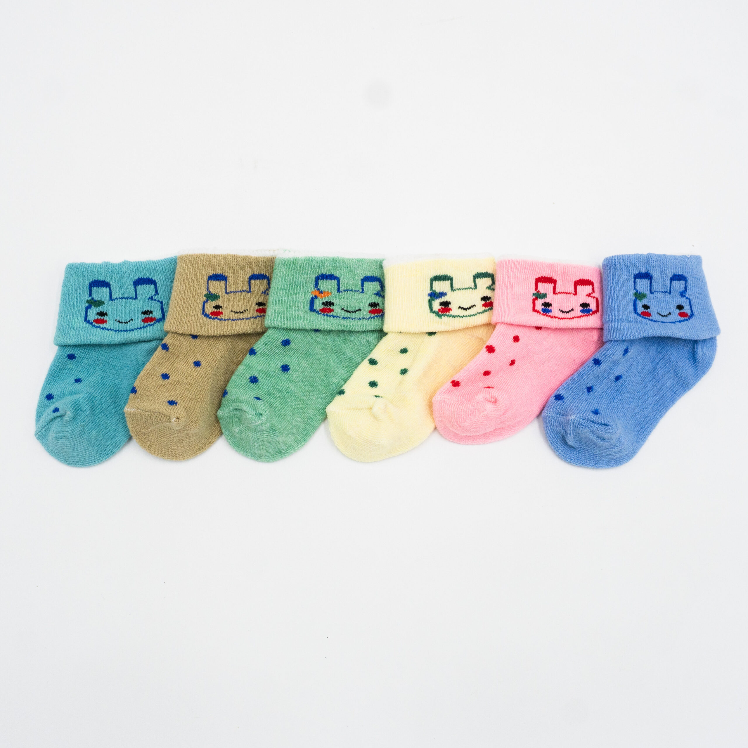 Baby Cotton Terry Socks 6 Pairs