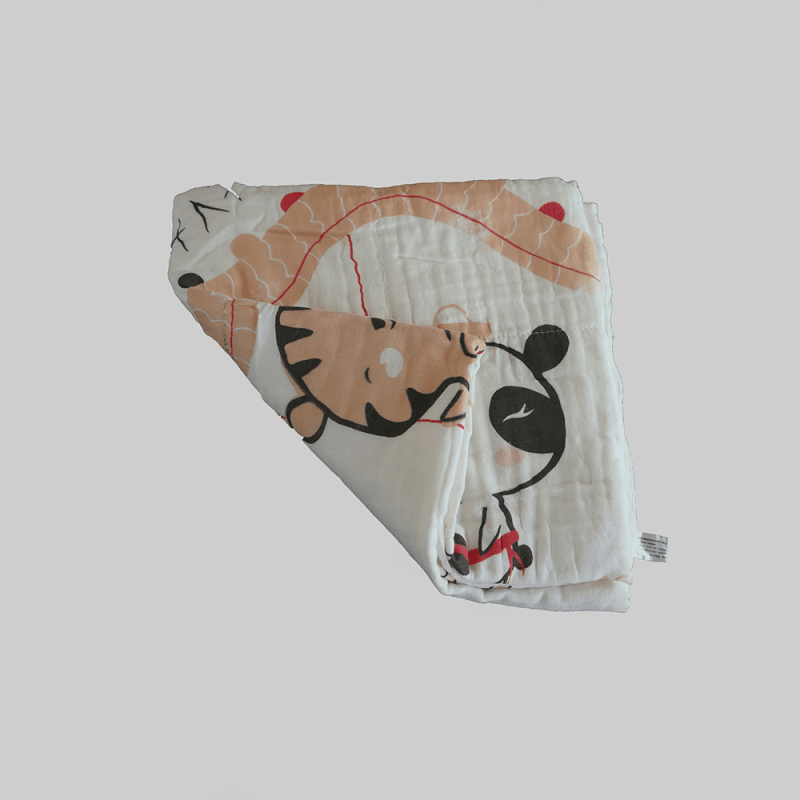 Premium Muslin Cotton Swaddle Blanket – Soft & Breathable Baby Wrap