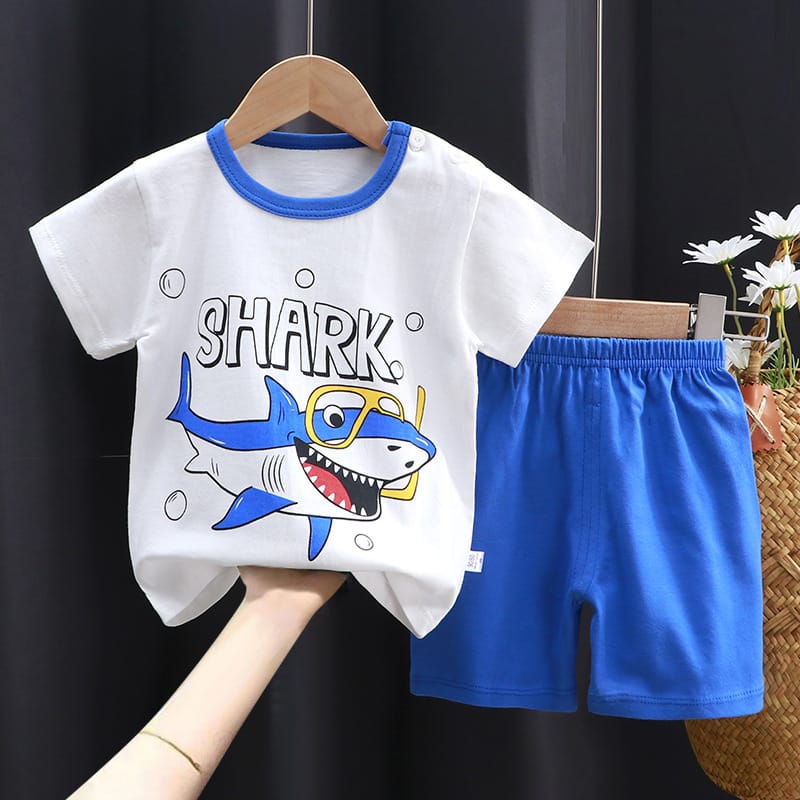 Baby Shark Fashionable Cotton Outfit