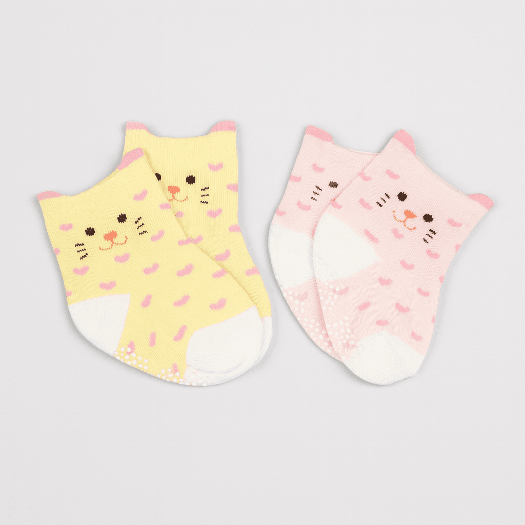 Cute Baby Grip Socks – Non-Slip Safety Socks for Everyday Use