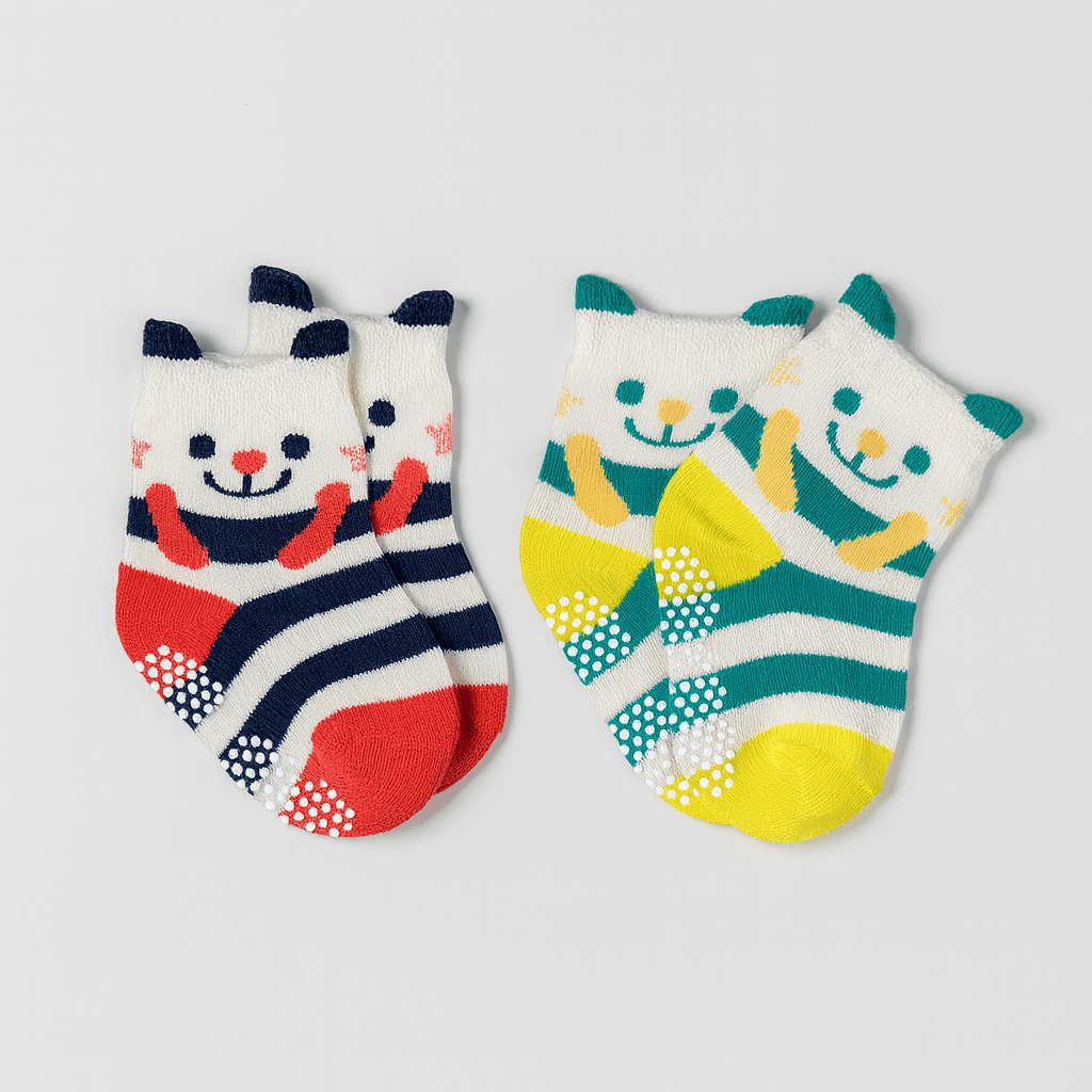 Cute Baby Grip Socks – Non-Slip Safety Socks for Everyday Use