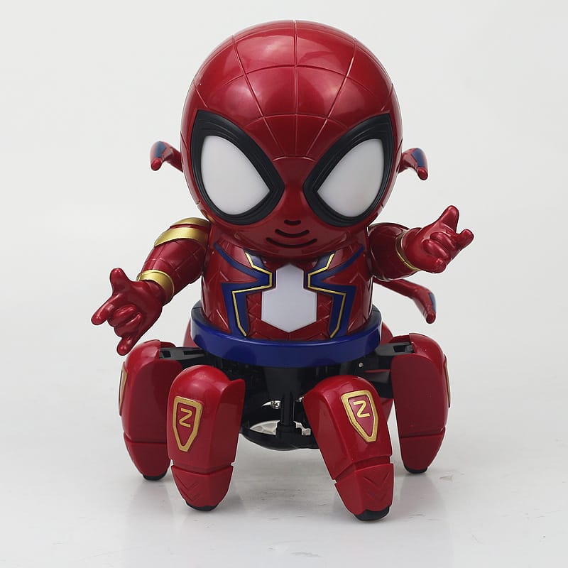 Dancing Electric Six-claw Music Spiderman Robot