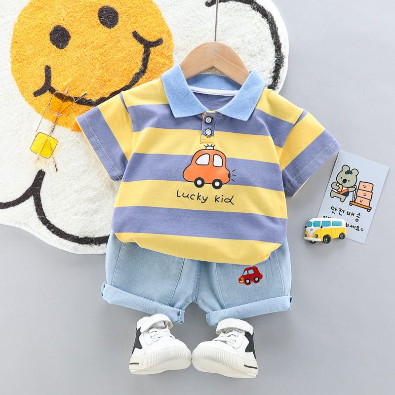 Korean style two-piece Denim children's clothes