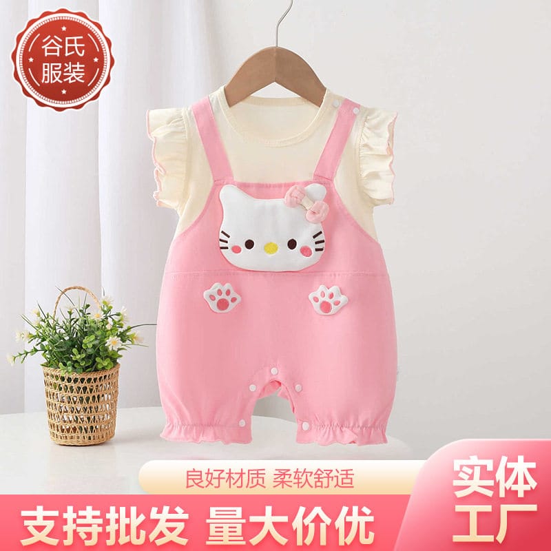 Cute Sleeveless Baby Jumpsuit