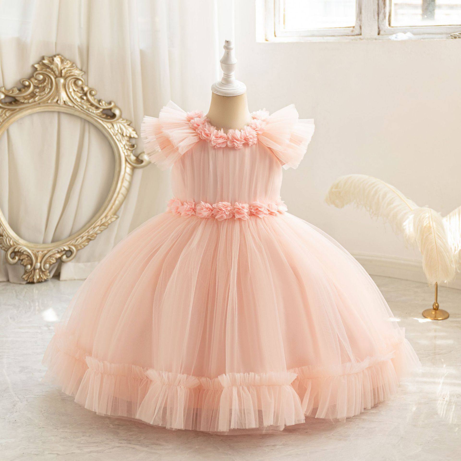 High-end female children's princess dress