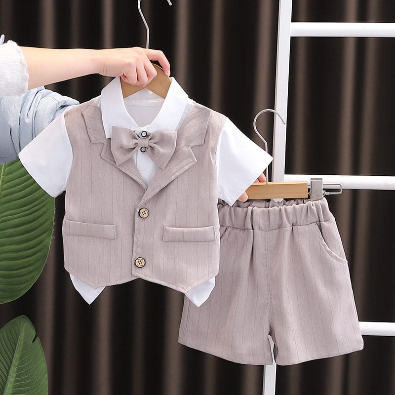 Children Western Style Suit Short-sleeved suit