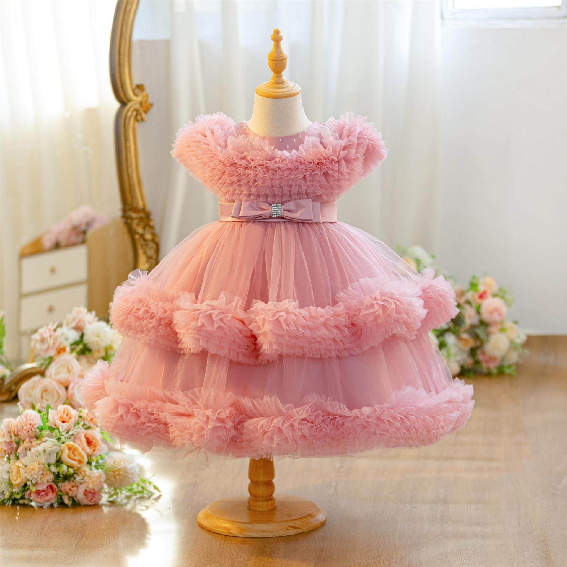 Princess Flower Dress for Girls