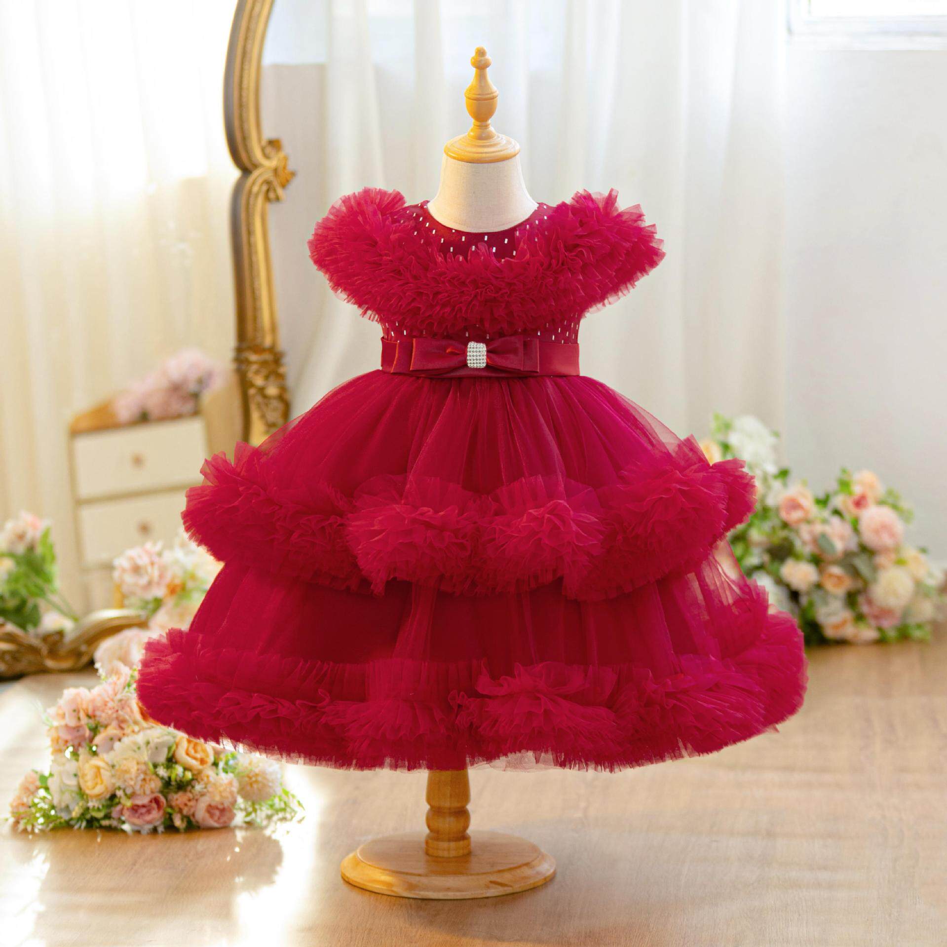 Princess Flower Dress for Girls