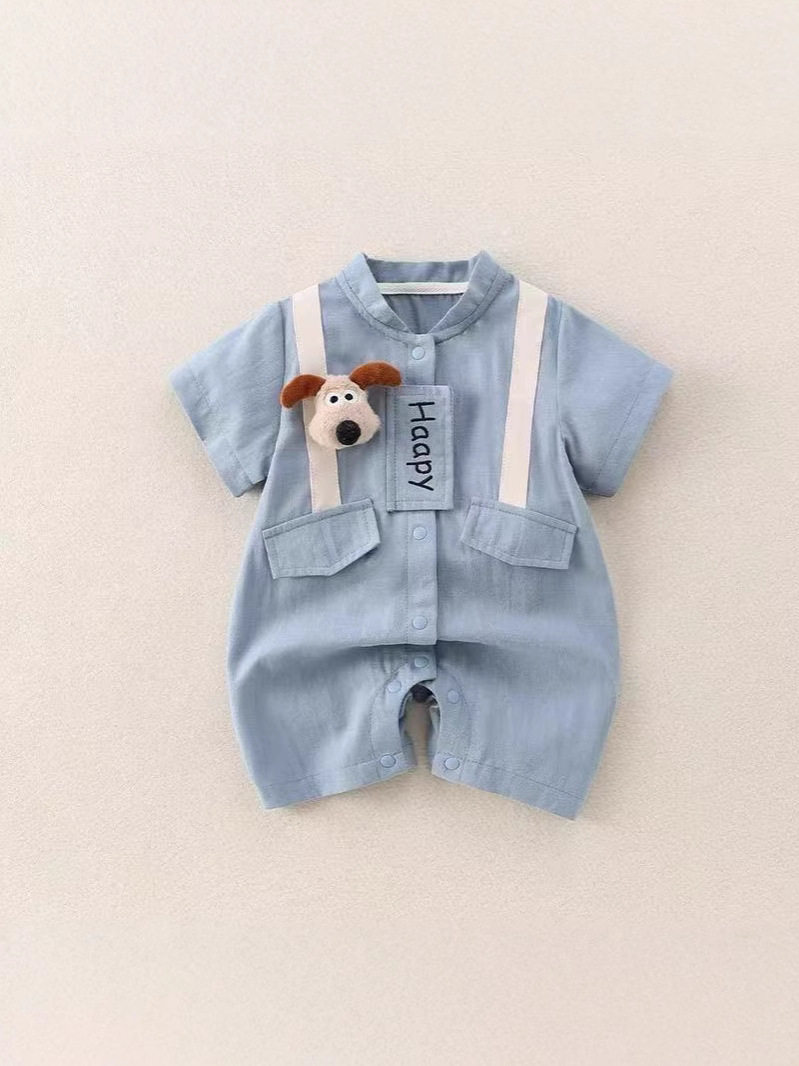 Korean Cartoon Strap Harper Summer Clothes for Newborns