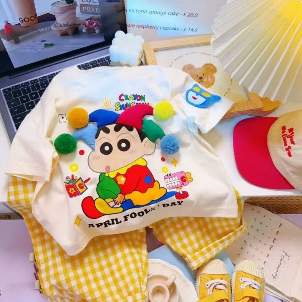 Children's Stereo Doll Short-Sleeved T-Shirt