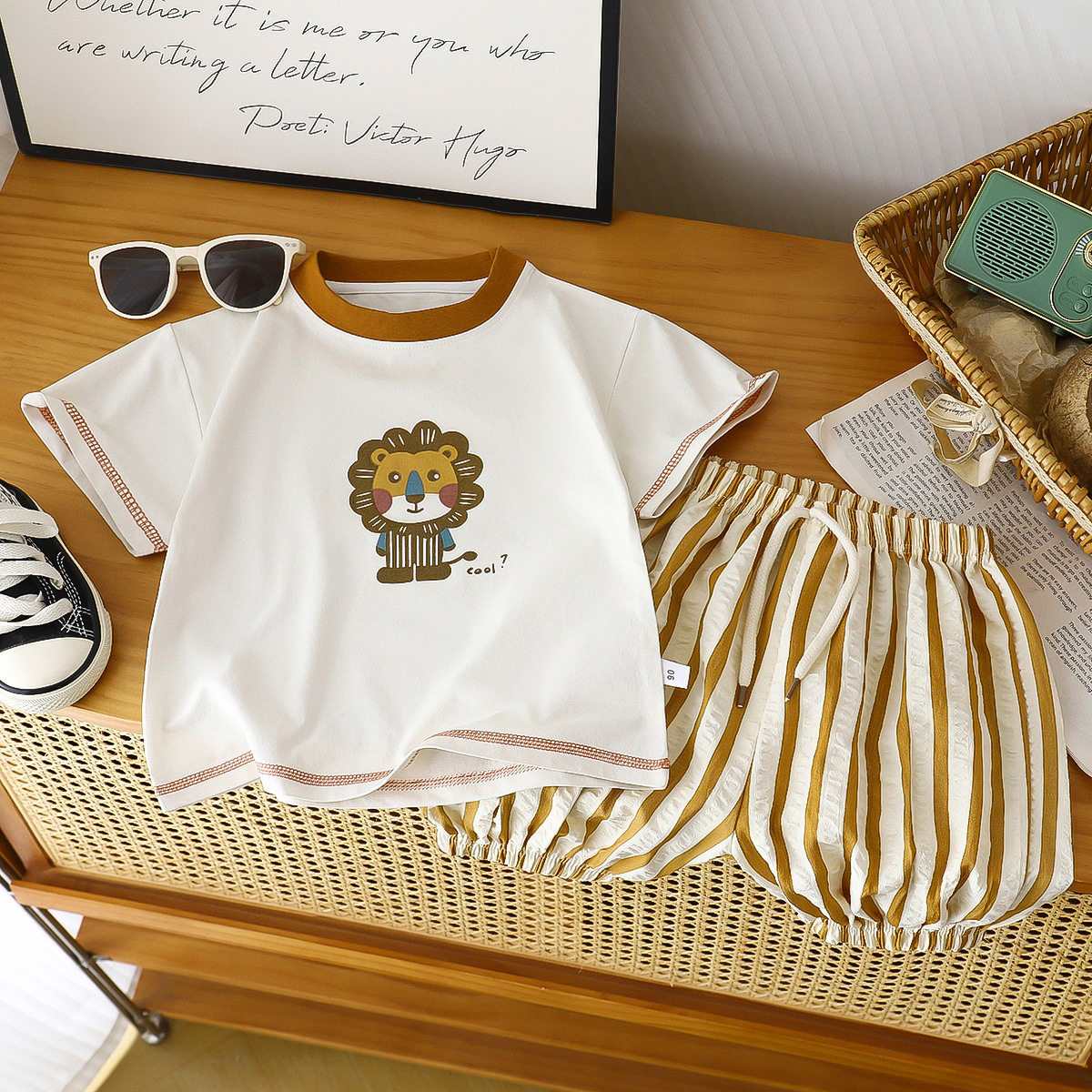 Children's Short-sleeved Summer suit