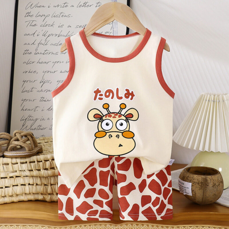 Children's Cotton Vest Suit