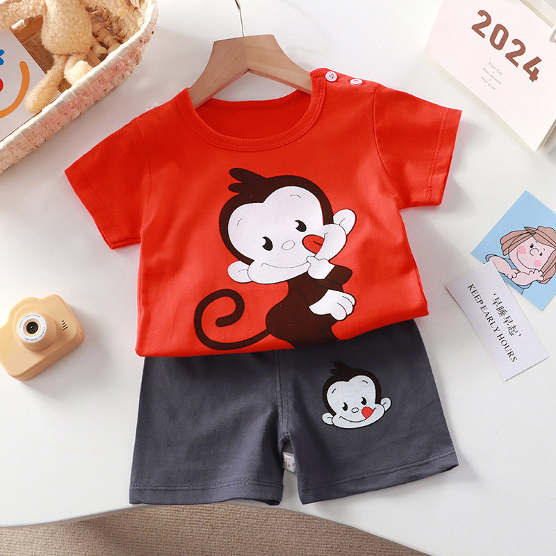 Short-sleeved Summber Suit for Children
