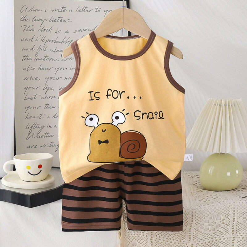 Children's Cotton Vest Suit