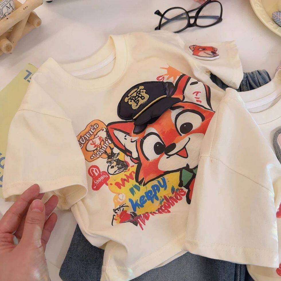 Pure Cotton 3D Doll Zootopia T-Shirt