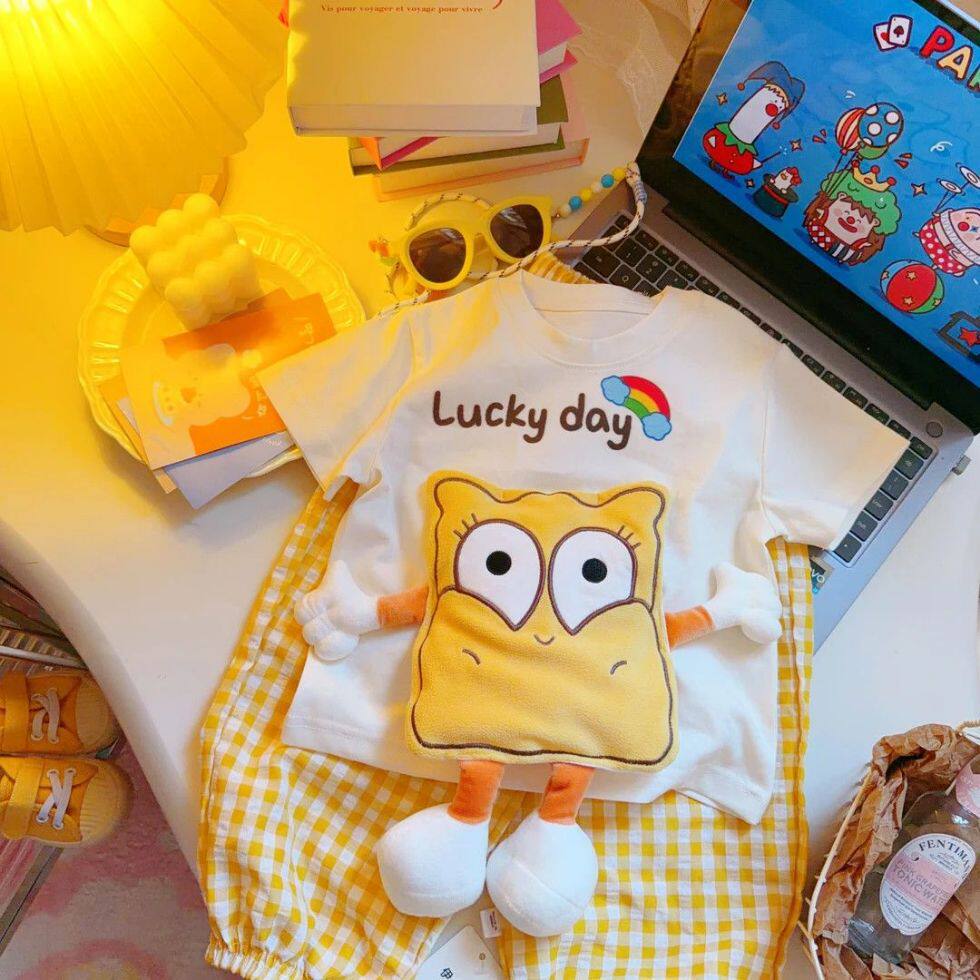 Children's Cartoon Doll T-Shirt