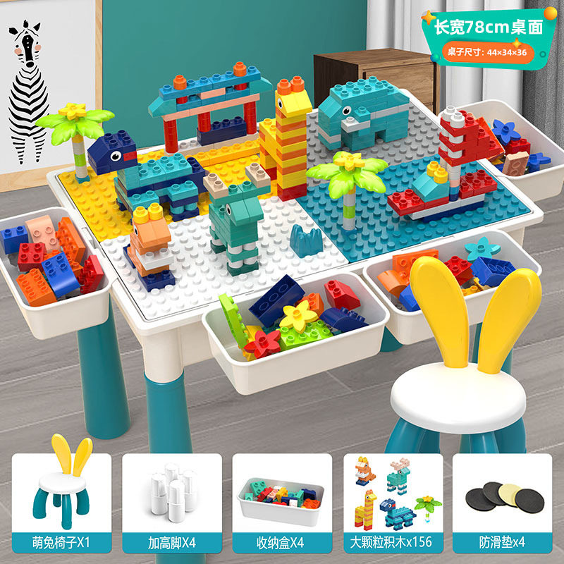Extra Large Table, 4 Storage, 156 Tablets, 1 chair