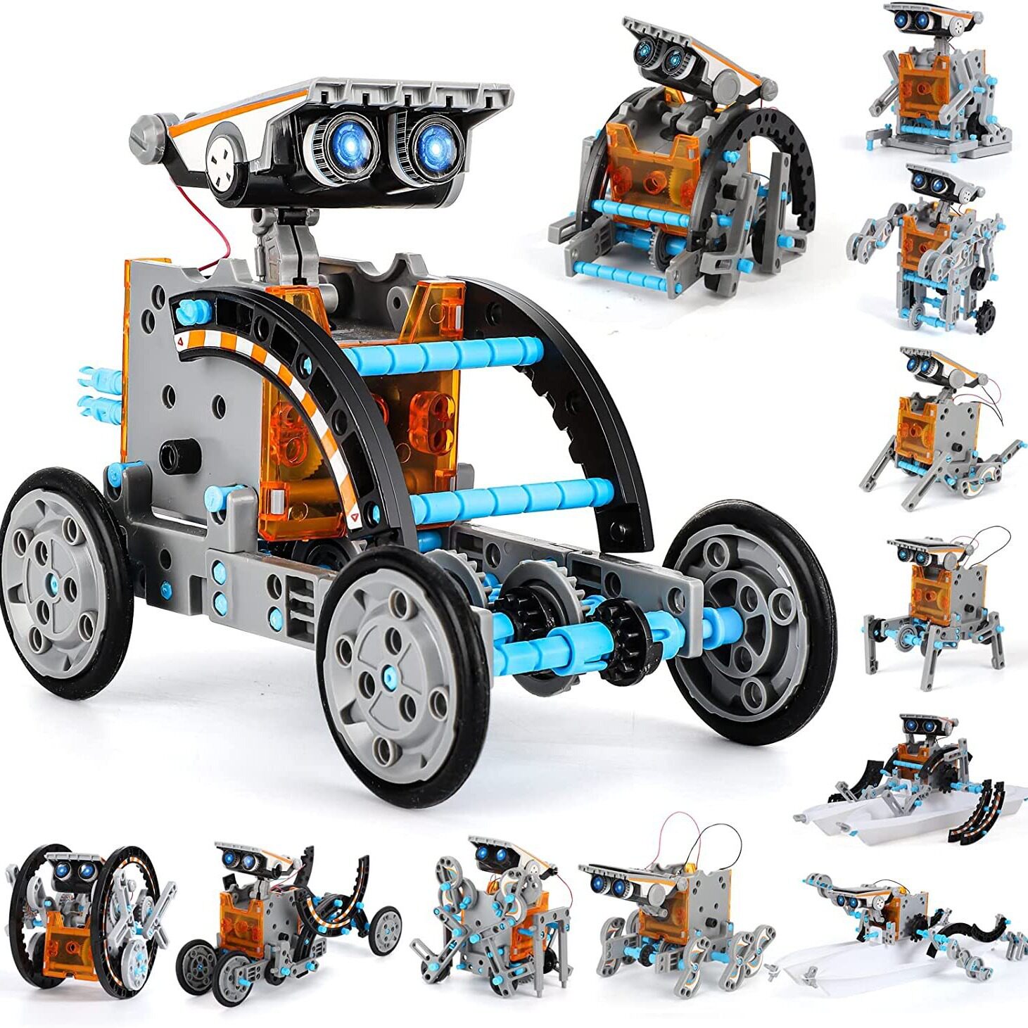 13-in -1 Self-installed Solar Assembled Toy Car