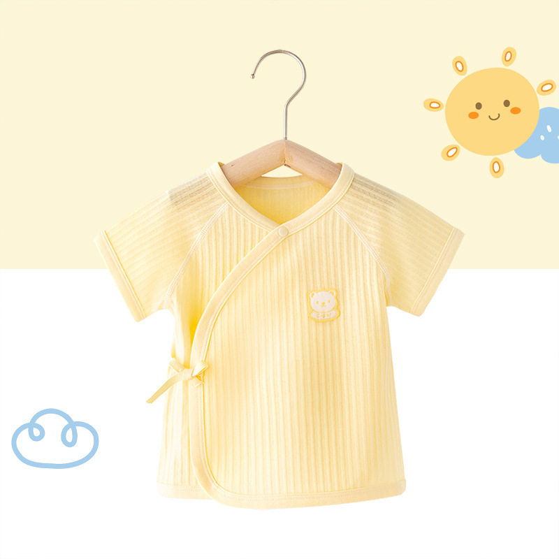 Newborn Baby Half-Back Cotton Shirt