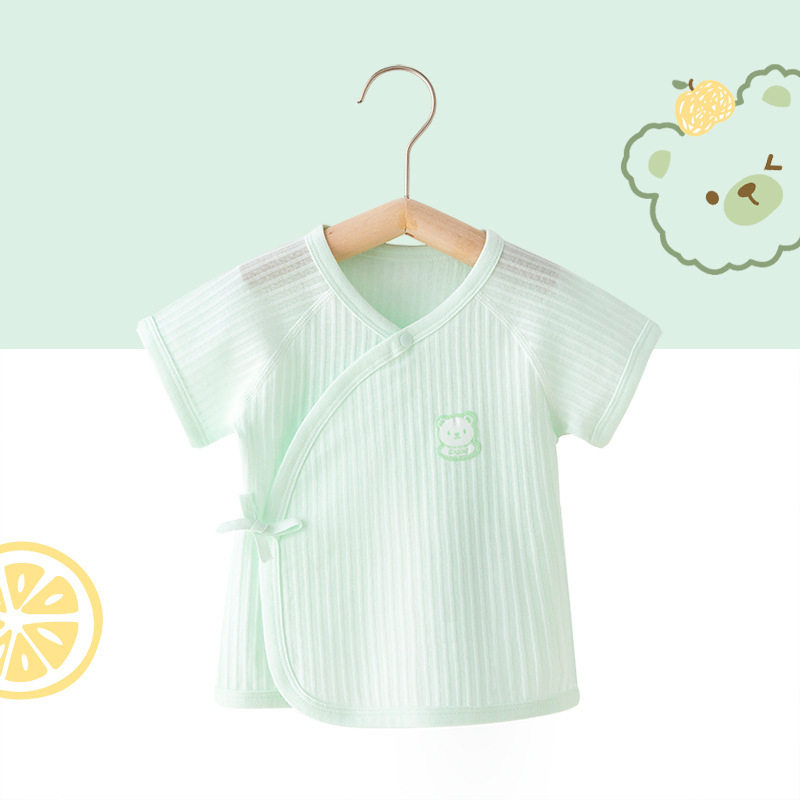 Newborn Baby Half-Back Cotton Shirt