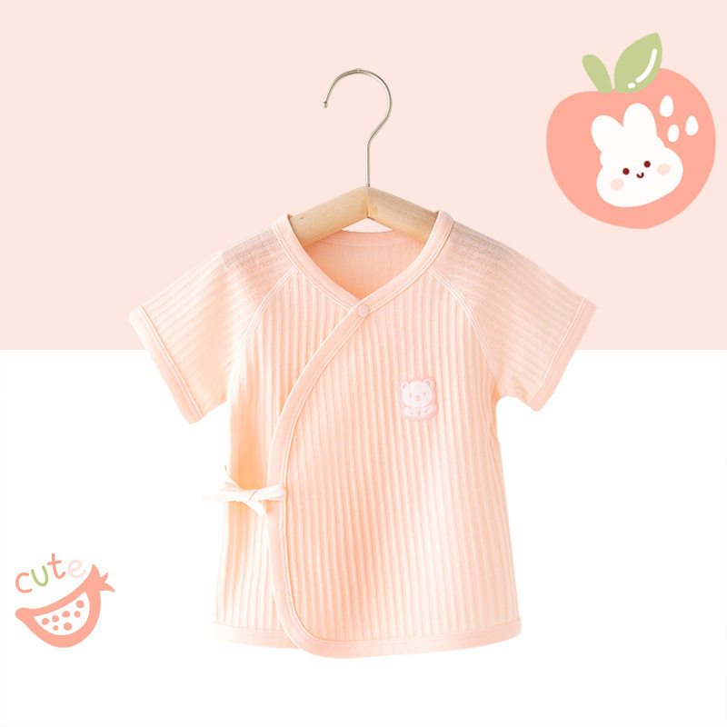 Newborn Baby Half-Back Cotton Shirt