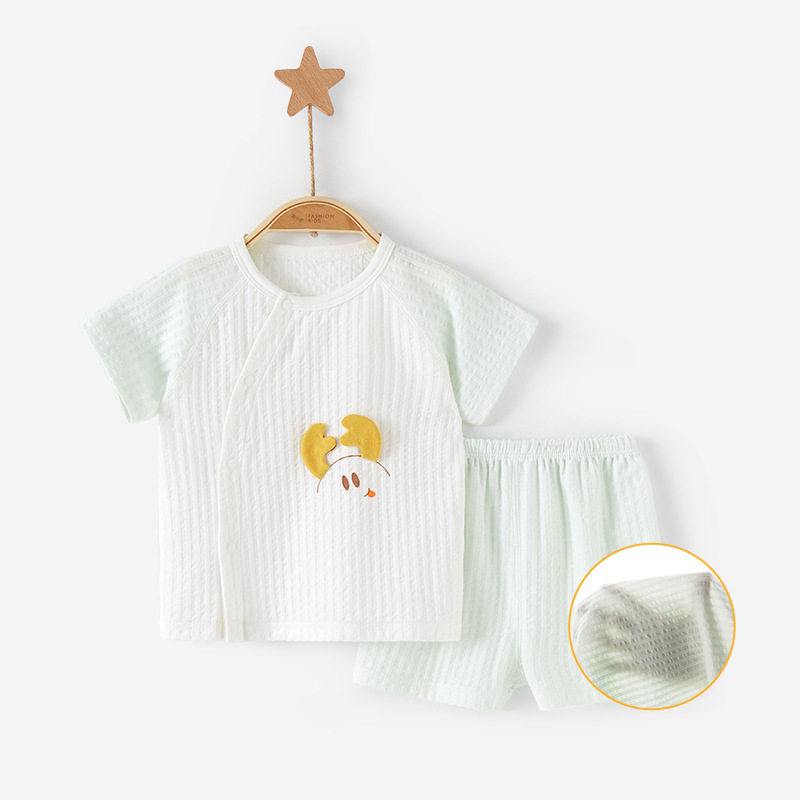 Baby Short-sleeved Summer Cotton Suit
