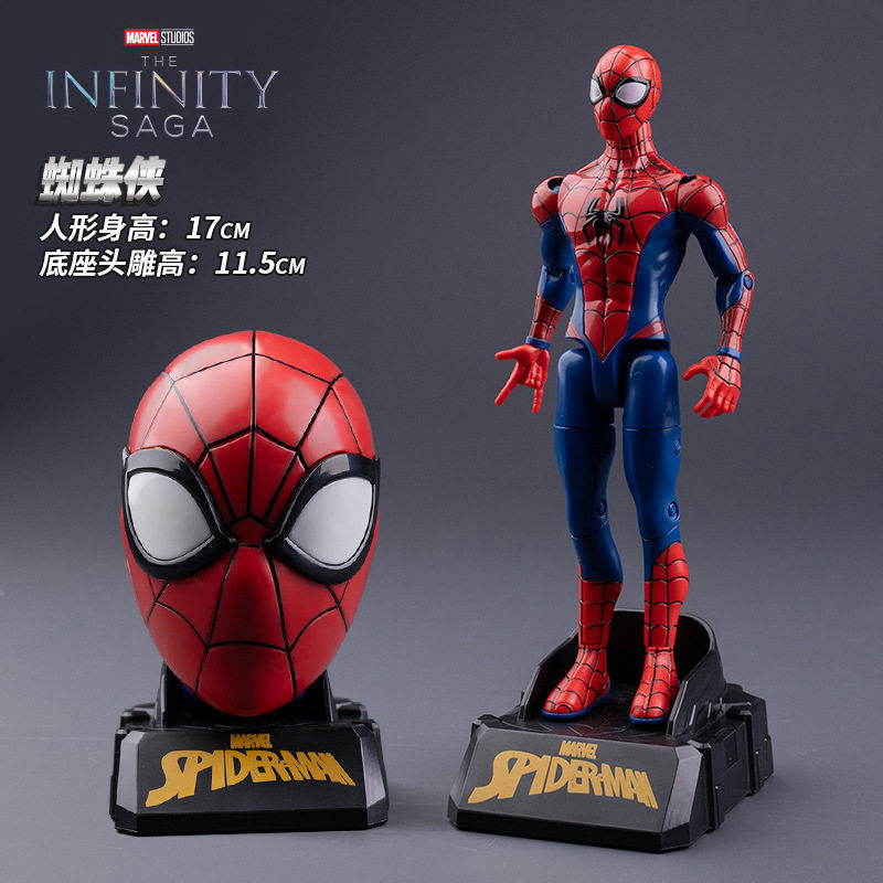 Spiderman Mask with Genuine Figure